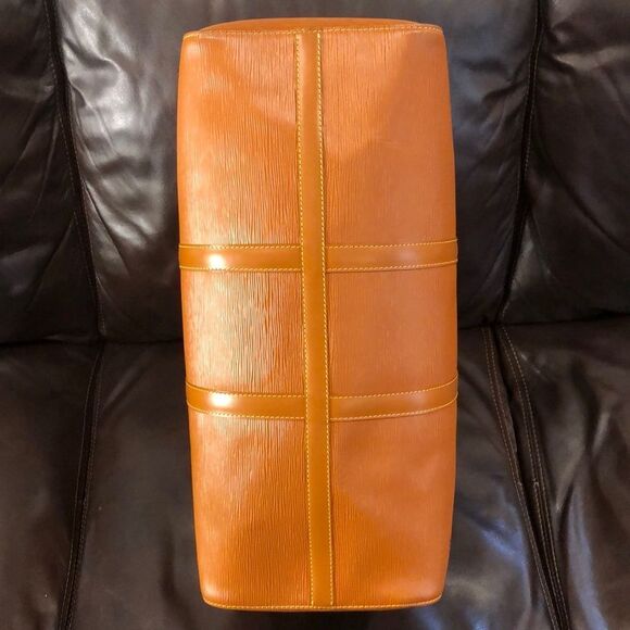 LOUIS VUITTON Cipango Gold Epi Leather Keepall LV 50 Boston Bag VI0994 Authentic - Picture 9 of 17